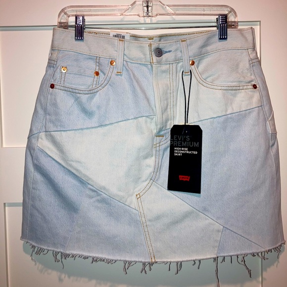 Levi's Dresses & Skirts - NEW Levi’s Patchwork Deconstructed Skirt